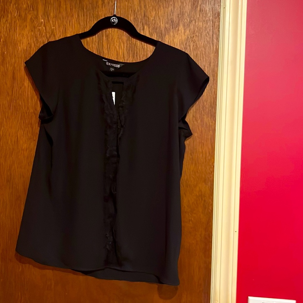Black lace top